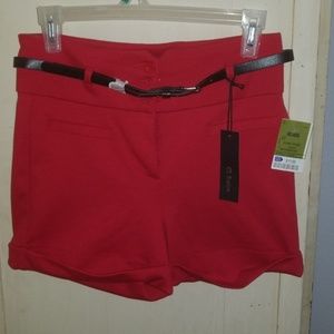 Red pinup shorts